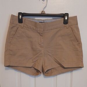 J. Crew Tan Chino Shorts Womens 4